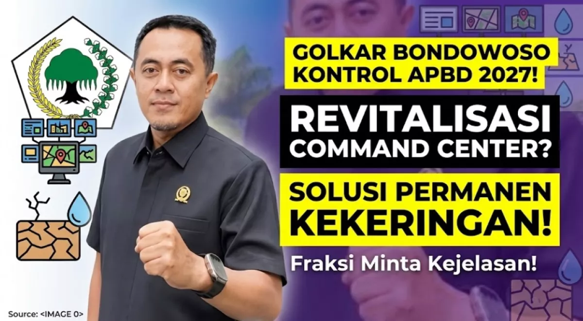 Fraksi Golkar Bondowoso Soroti Efektivitas APBD 2027: Dari Revitalisasi Command Center hingga Solusi Permanen Kekeringan