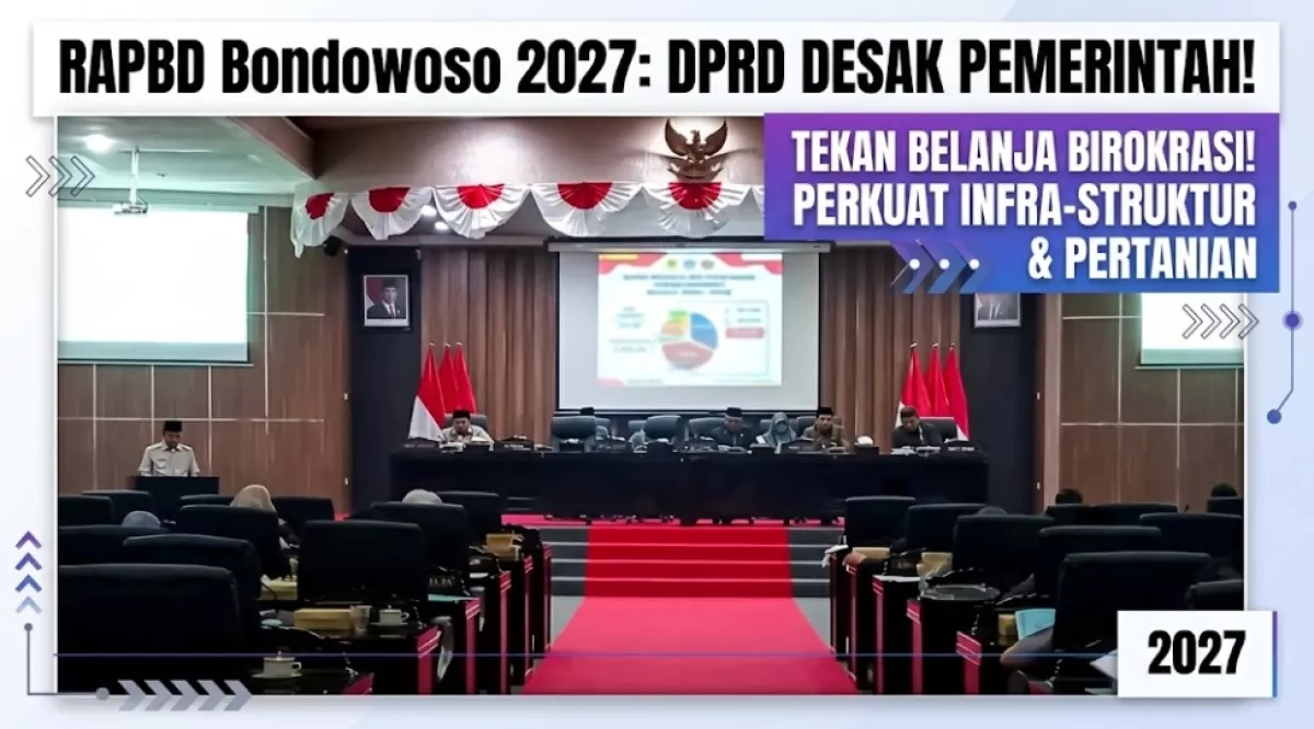 RAPBD Bondowoso 2027: Fraksi DPRD Desak Pemerintah Tekan Belanja Birokrasi, Perkuat Infrastruktur dan Pertanian