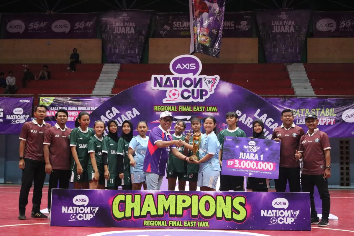 Final Regional AXIS Nation Cup 2026 East Java Balinusra di GOR UNESA, Lakarsantri, Surabaya, Sabtu (5/9).