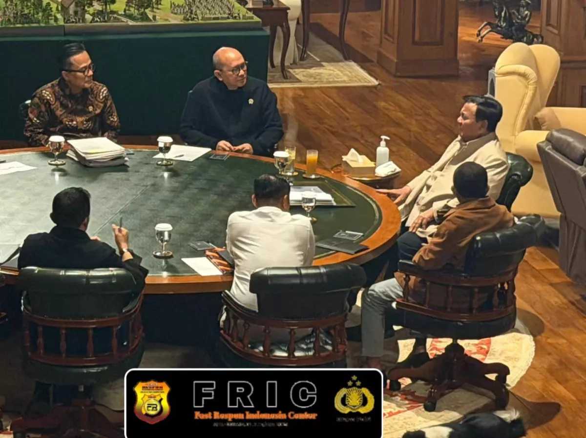 Presiden Prabowo Subianto Terima Meninves Yang CEO Danantara Rosan Roeslani Dan Menteri ESDM Bahlil Lahadalia
