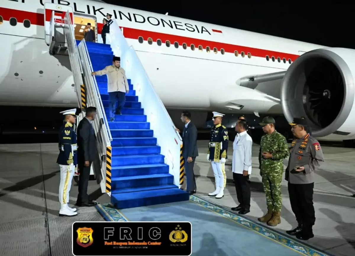 Presiden Prabowo Tiba di Tanah Air Usai Tuntaskan Agenda di Vladivostok
