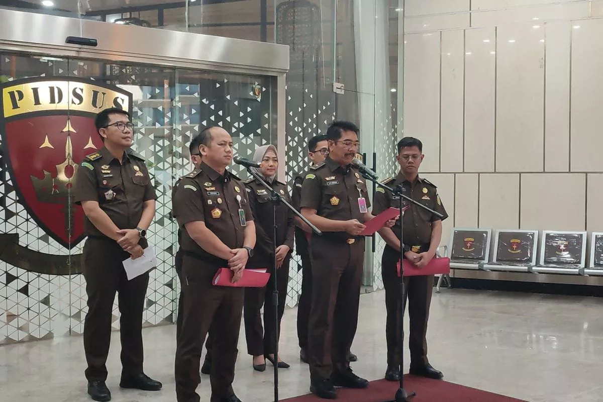 Kejaksaan Agung khususnya Direktorat Jampidsus melakukan jumpa pers