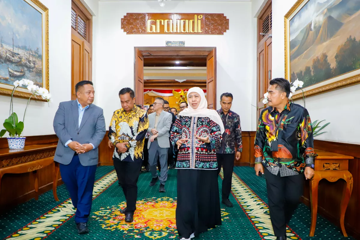 Gubernur Khofifah Terima Delegasi Investor Rencana  Pengembangan Kawasan Industri Bangkalan
