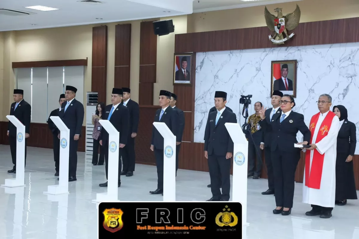 BNN RI Lantik 10 Pejabat, Perkuat Pelaksanaan P4GN
