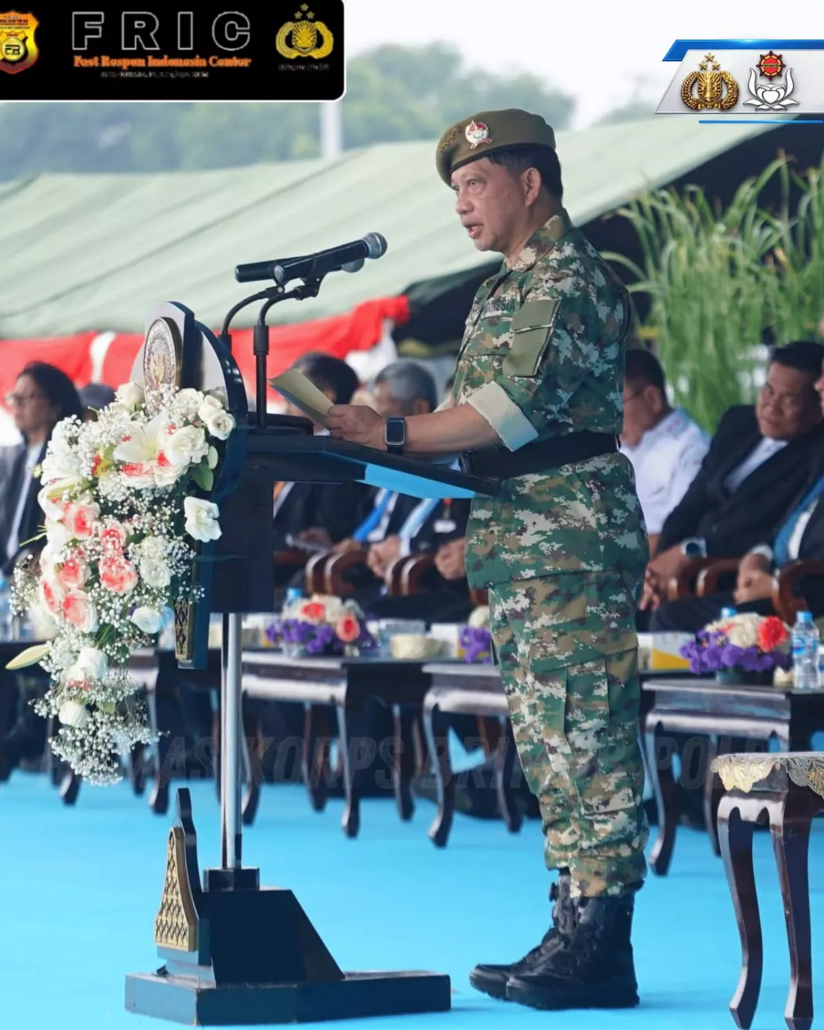Teknisi KBR Utama TK. II Korbrimob Hadiri Penutupan Komcad ASN Gelombang II 2026
