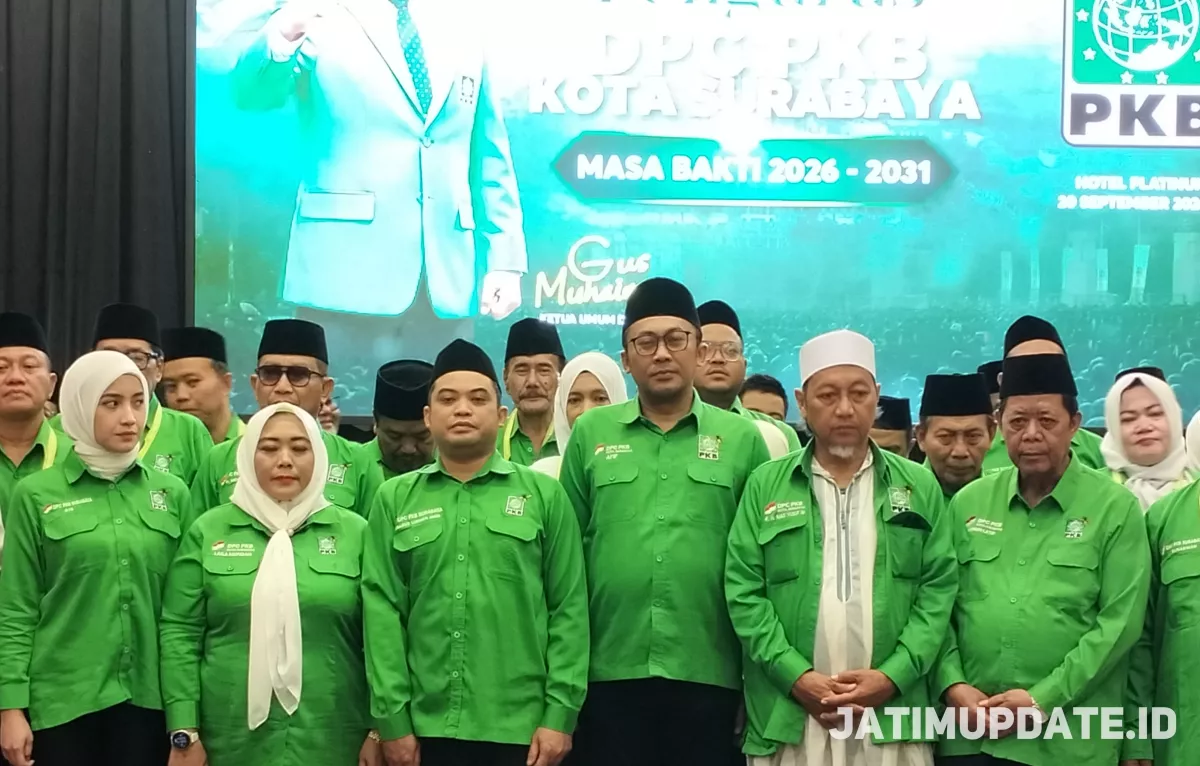 Pengukuhan Pengurus DPC PKB, Afif Minta Kader Totalitas, Surabaya akan Ijo Royo-royo 