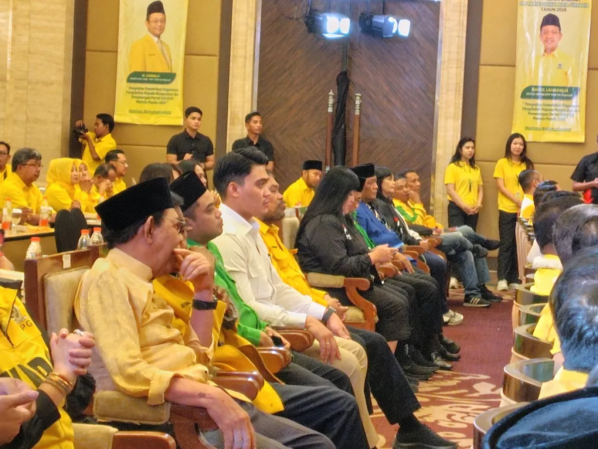 Sejumlah Ketua Parpol Hadiri Rakerda dan Pengukuhan Pengurus Golkar Surabaya