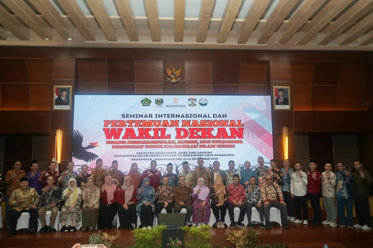 Perkumpulan Wakil Dekan Bidang Kemahasiswaan, Alumni dan Kerja Sama PTKIN se-Indonesia yang digelar di Ibu Kota Nusantara (IKN), Jumat (25/9/2026).