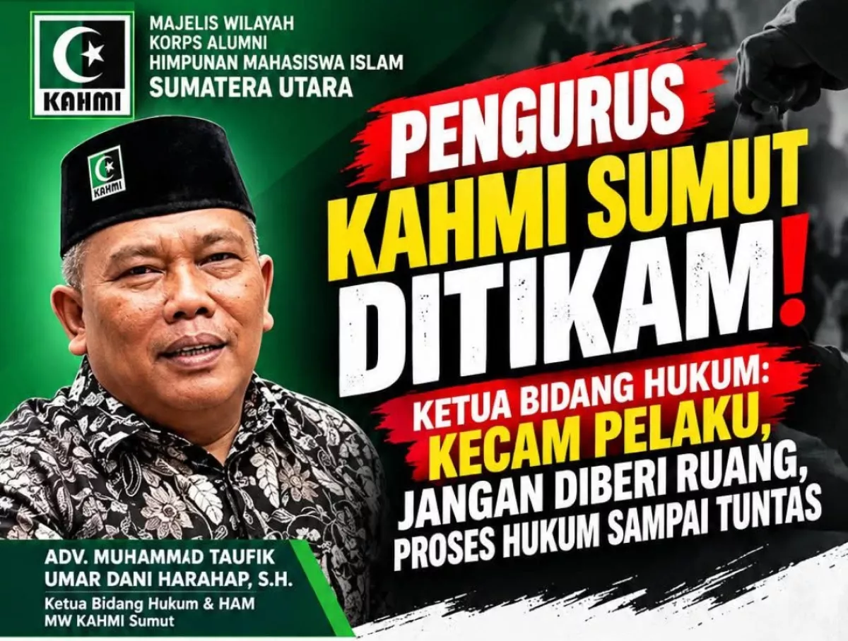 Pengurus KAHMI Sumut Ditikam di Madina Usai Melayat, KAHMI Desak Polisi Tuntaskan Hukum