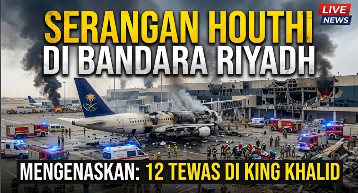 Pemberontak Houthi Serang Bandara King Khalid Riyadh Tewaskan 12 Orang