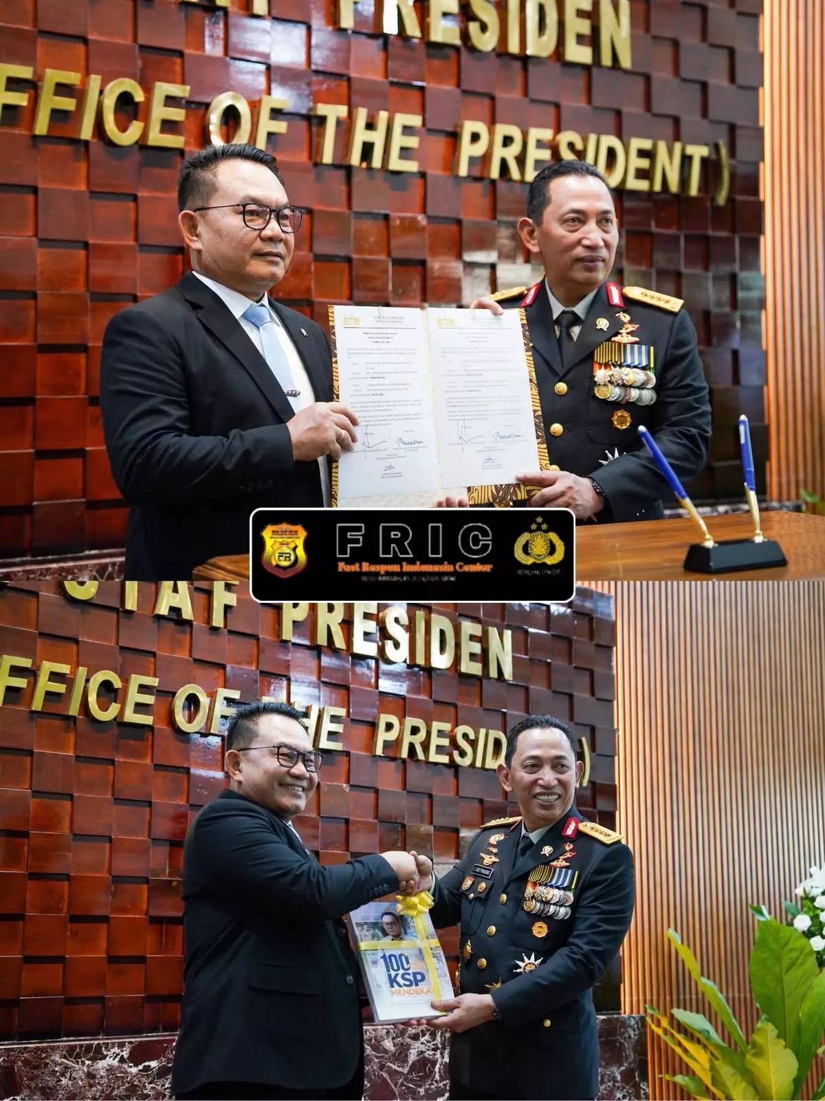 Jendral Listyo Sigit Resmi Berkantor di Kepala Kesekretariatan Presiden, Pasca Serah Terima Jabatan.