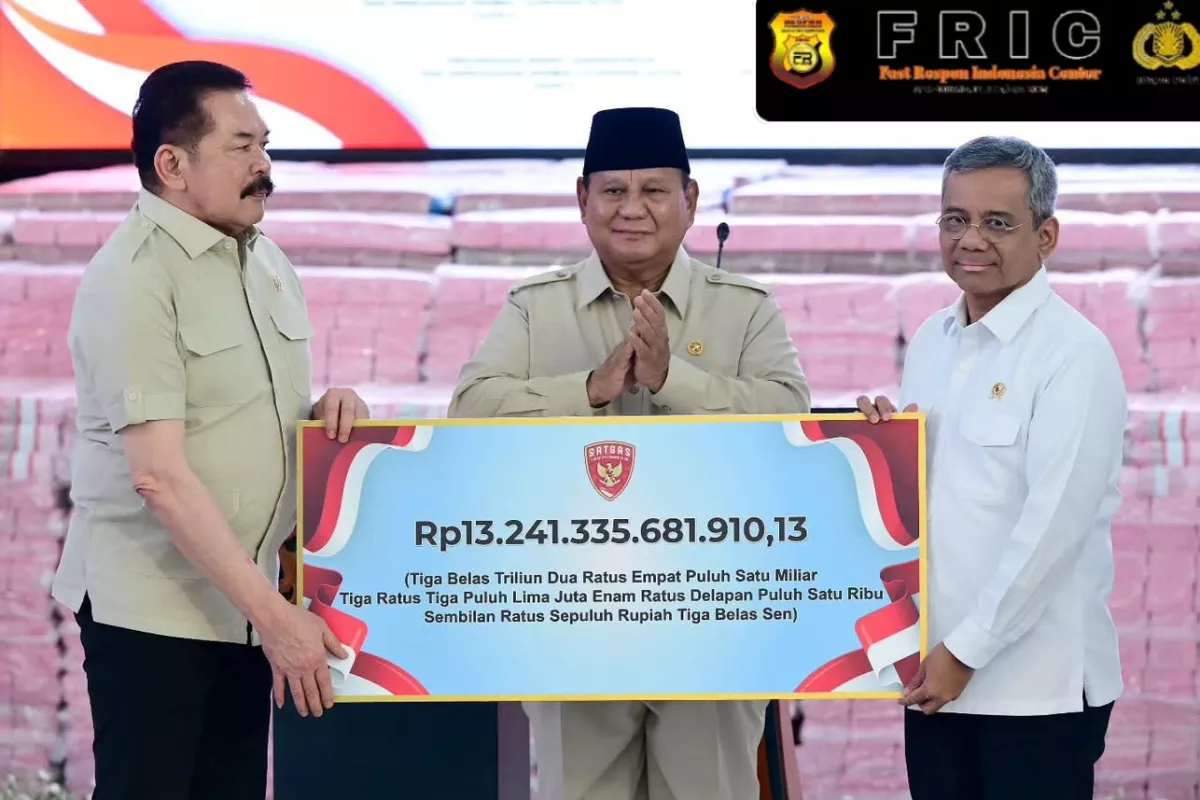 6,2 juta hektare kawasan hutan berhasil dikuasai kembali Dengan Dana Rp52 triliun Telah Dikembalikan Ke Kas Negara