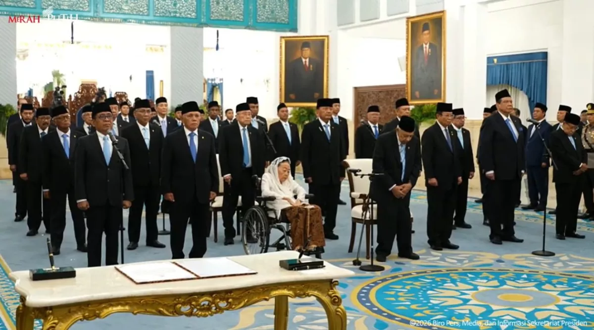 Prabowo Lantik 26 Anggota Wantimpres, Pratikno Jadi Ketua