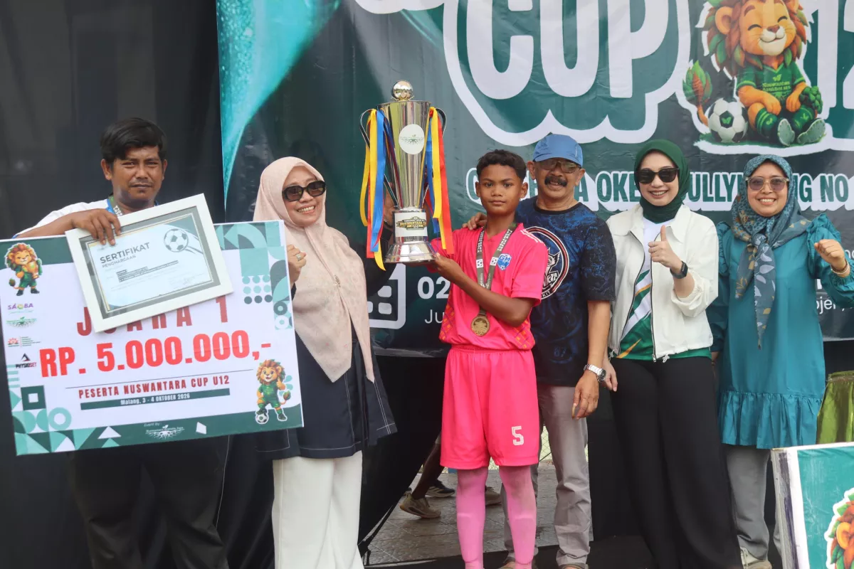 Nuswantara Cup U-12 Tuntas, 32 Tim Bertanding Sambil Bawa Pesan: Sepak Bola Oke, Bullying Big No No