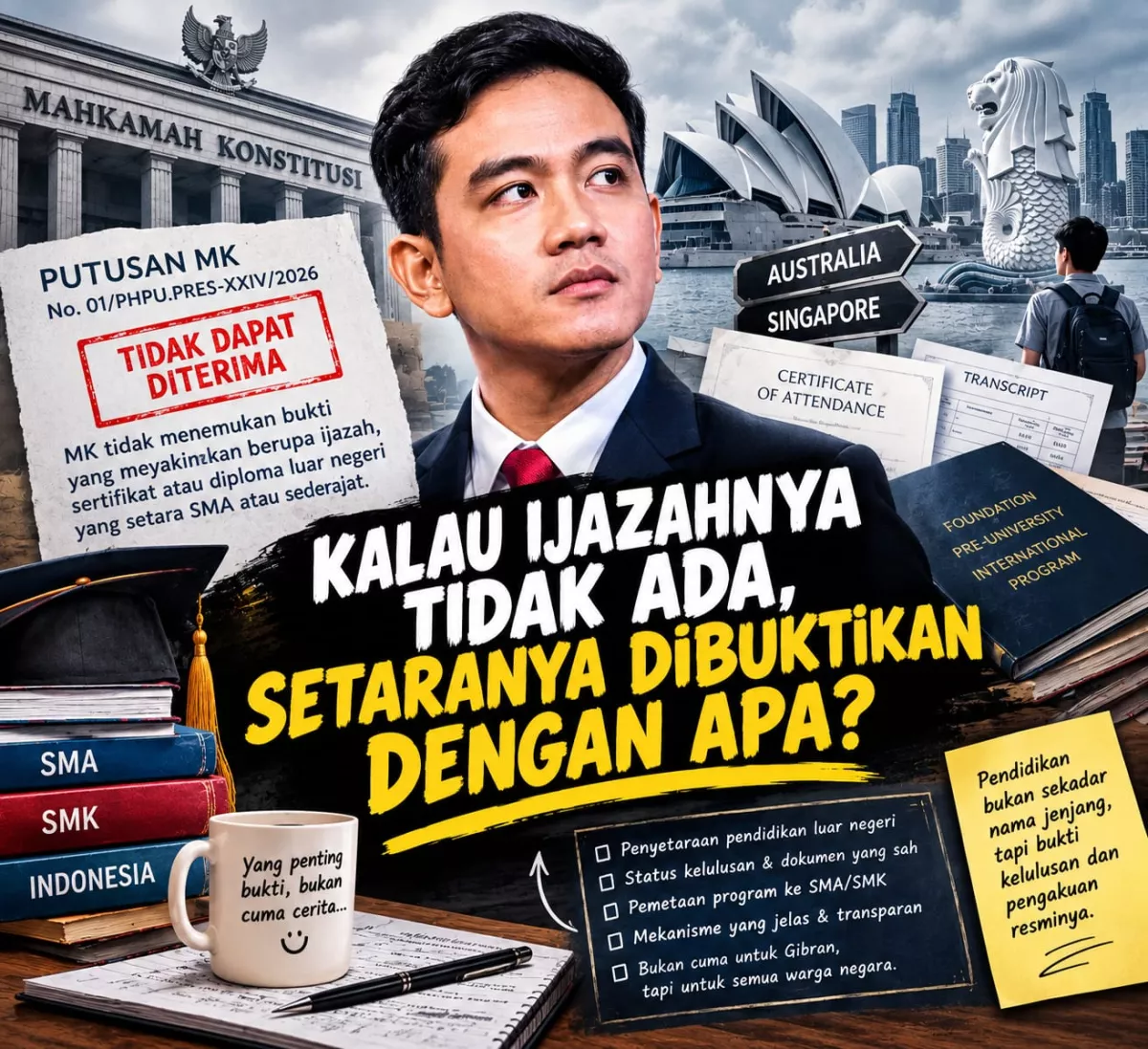Kalau Ijazahnya Tidak Ada, Setaranya Dibuktikan Dengan Apa?
