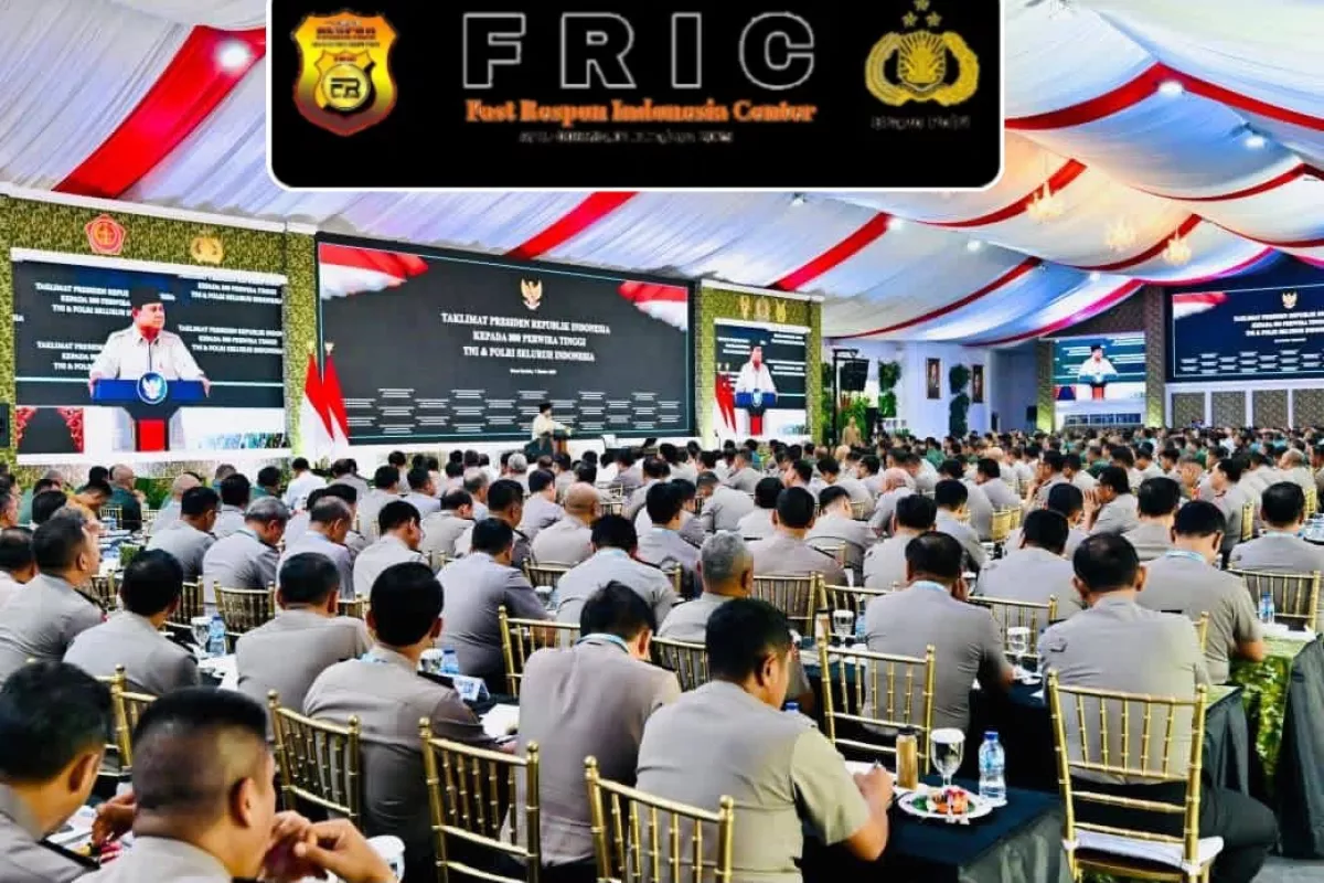 Pejabat Utama TNI, Polri dan BNN RI Ikuti Arahan Presiden Prabowo Di Istana Negara