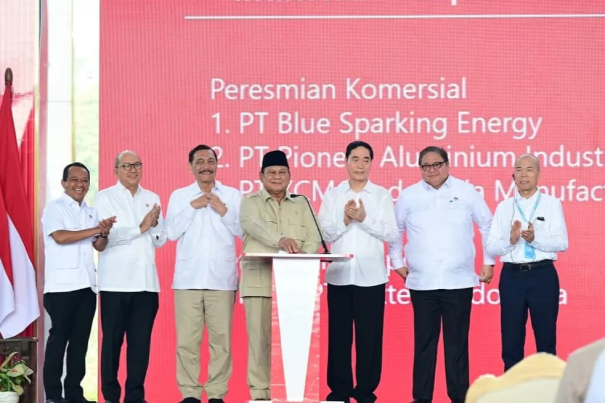 Prabowo Resmikan Hilirisasi Nikel Senilai Rp180 Triliun di Weda Bay