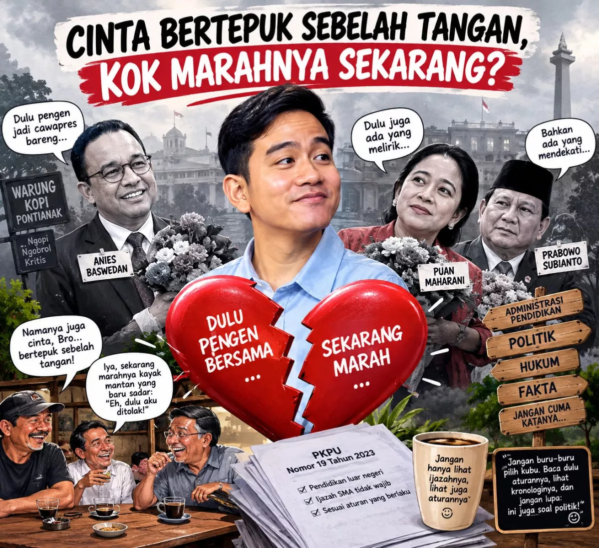 Cinta Bertepuk Sebelah Tangan, Kok Marahnya Sekarang?