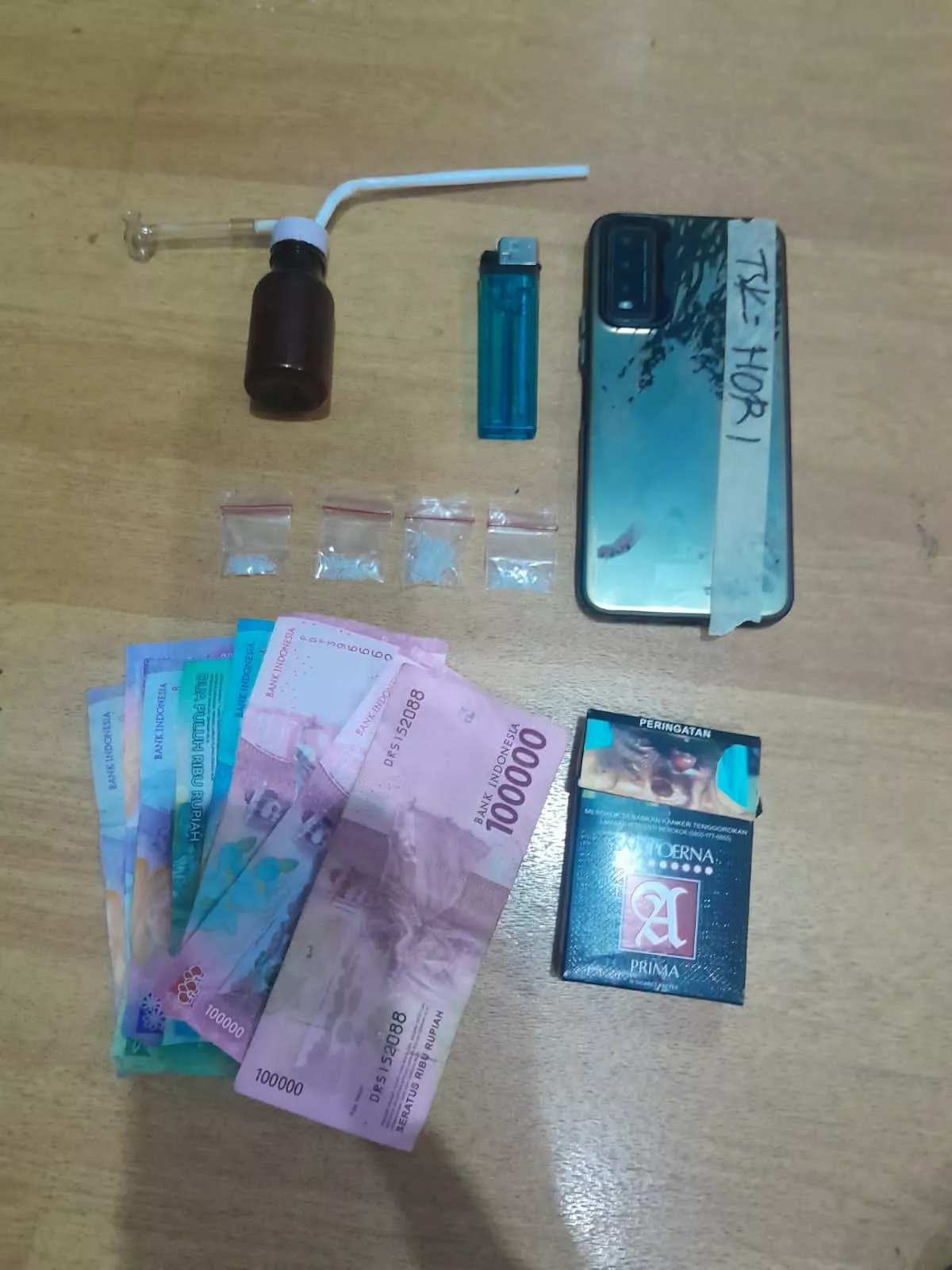 Polsek Tambora Tangkap Pria Diduga Pengedar Sabu di Angke, Polisi Sita 4 Paket Sabu