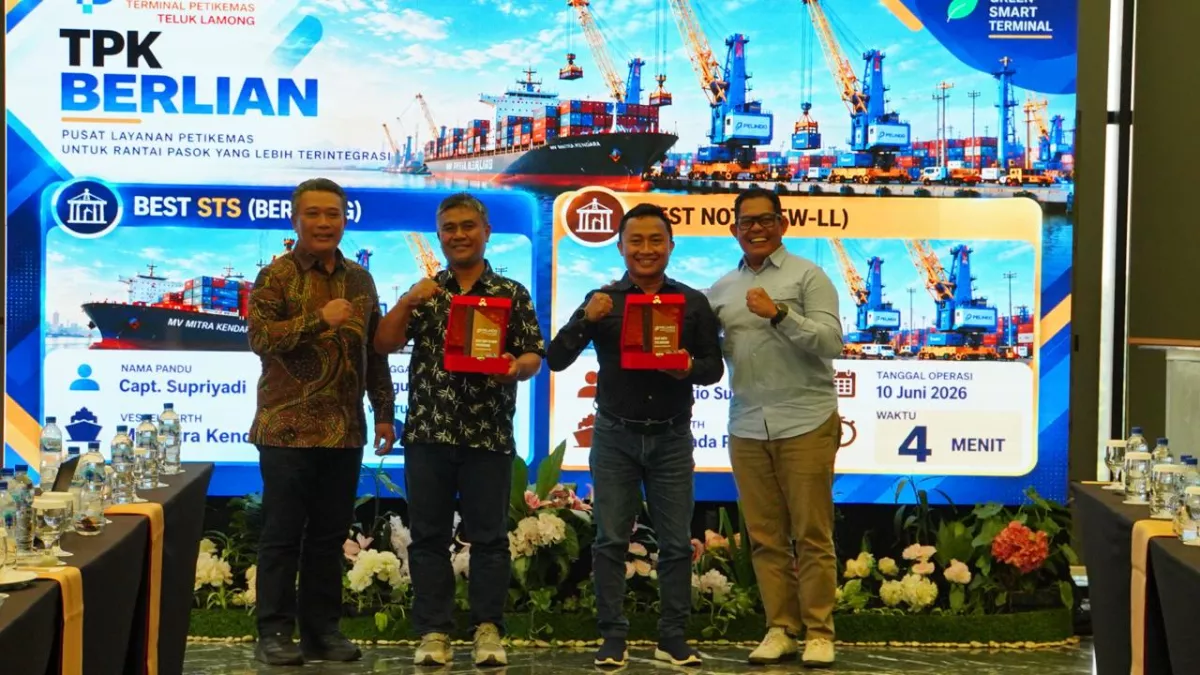 Zona EAZI TTL Catat Waktu Pergantian Kapal 2 Jam 24 Menit di TPK Berlian