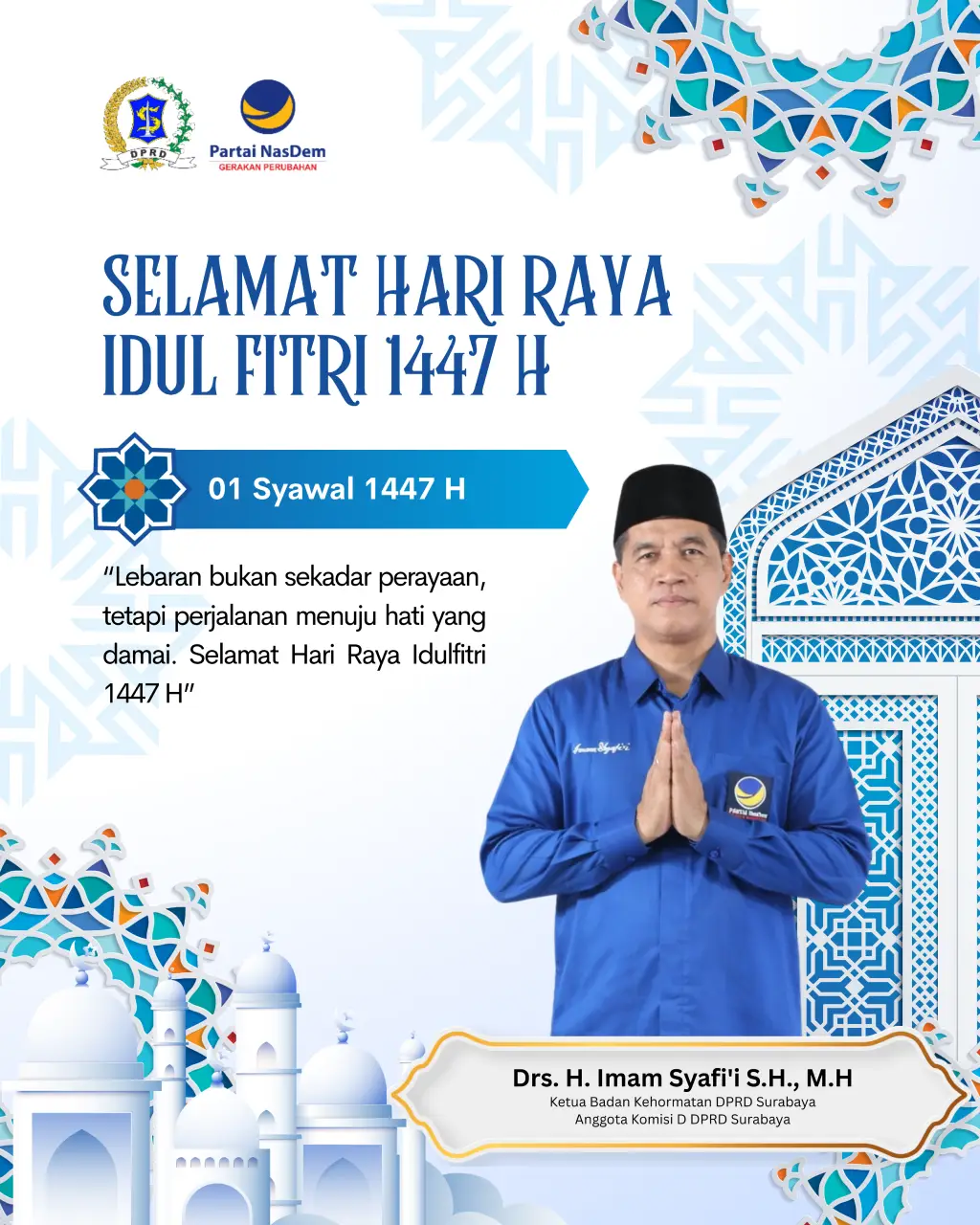 IDUL FITRI 1447H IMAM SYAFII