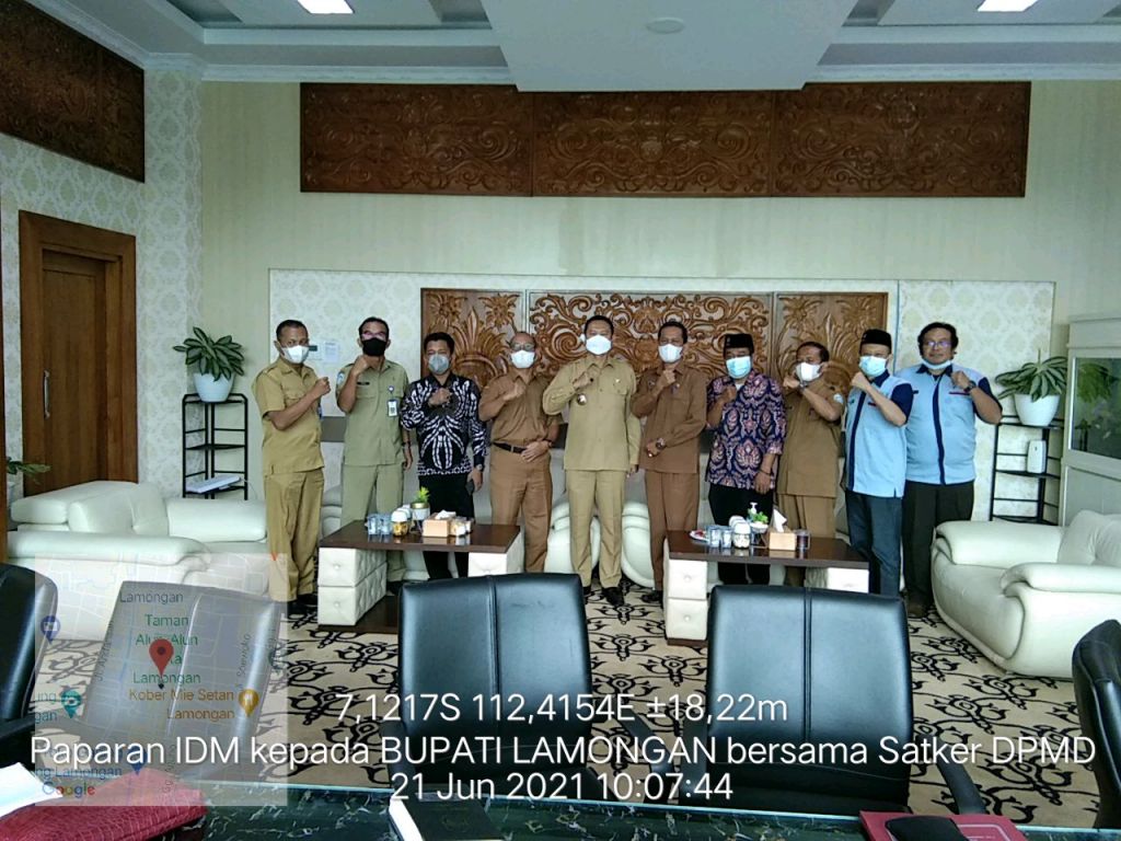 Kabupaten Lamongan meraih peringkat 27 Nasional dalam Pemutahiran Data IDM