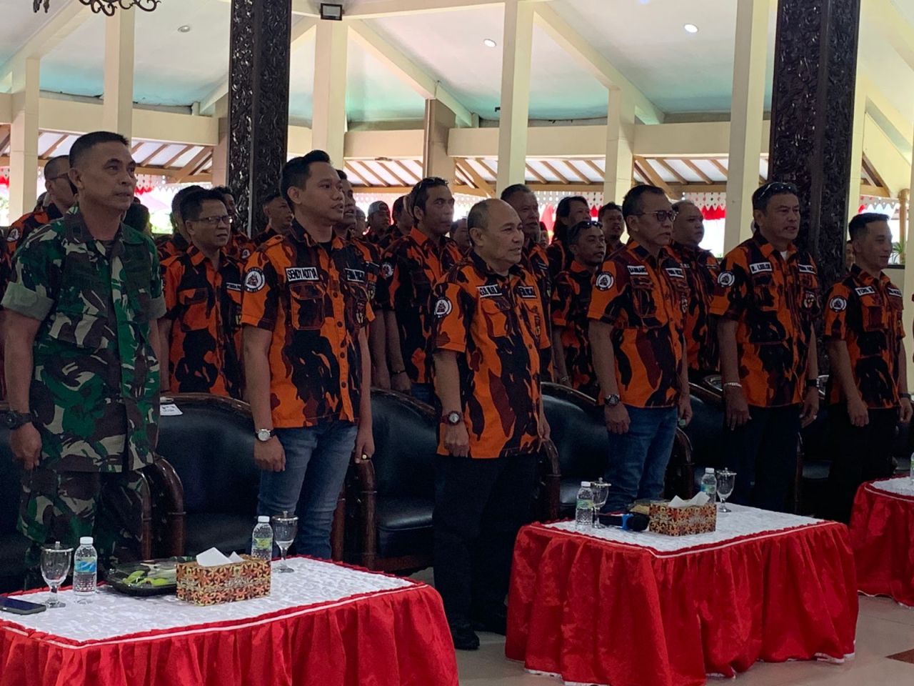 Keterangan Gambar: Sekretaris MPW Pemuda Pancasila Jawa Timur M Dyah Agus Muslim 