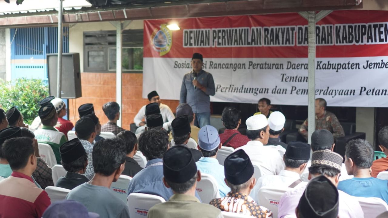 Keterangan Gambar: Anggota Komisi B DRPD Kabupaten Jember Chandra Ari Fianto