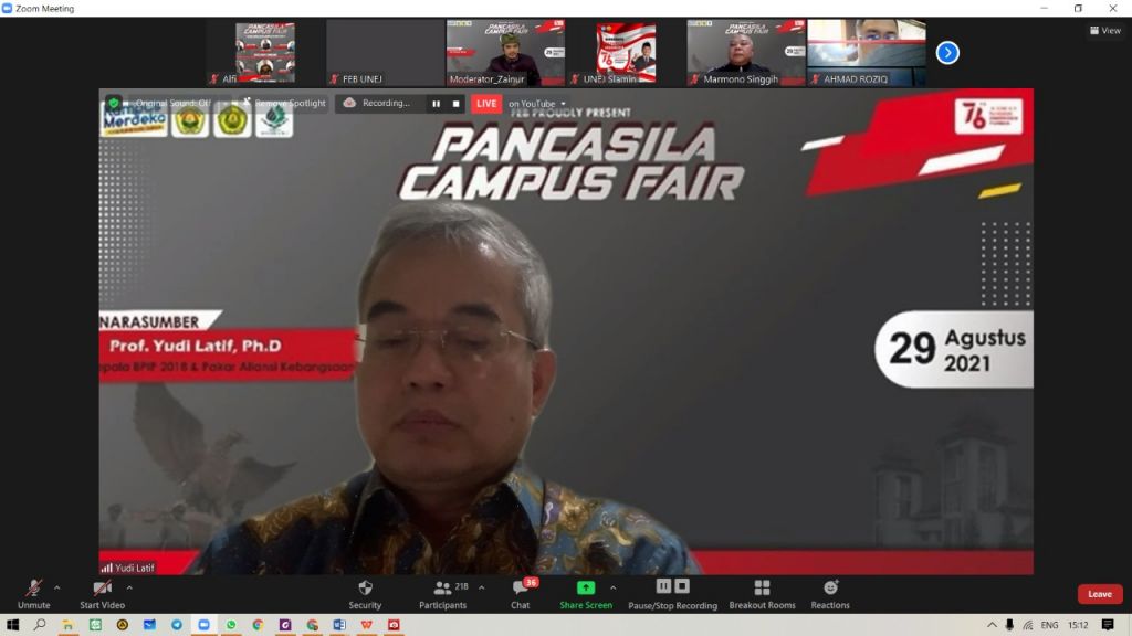 FEB Universitas Jember Tegaskan sebagai Kampus Pancasila